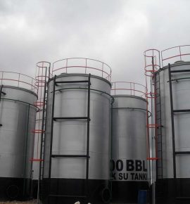 TPAO WATER AND CRUDE OIL TANKS